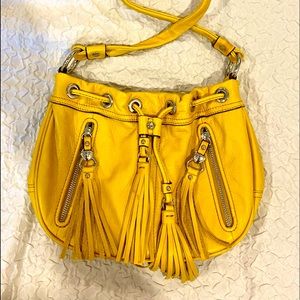 Real Italian leather bohemian purse